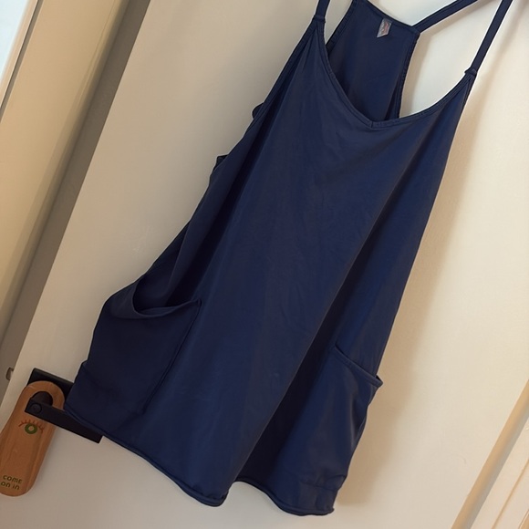 New WITH TAG AUTHENTIC Free People Movement Hot Shot Mini Dress - Navy - Picture 16 of 17
